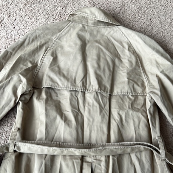 Everlane Cotton Modern Trench Coat Cornstalk Tan - Picture 9 of 15